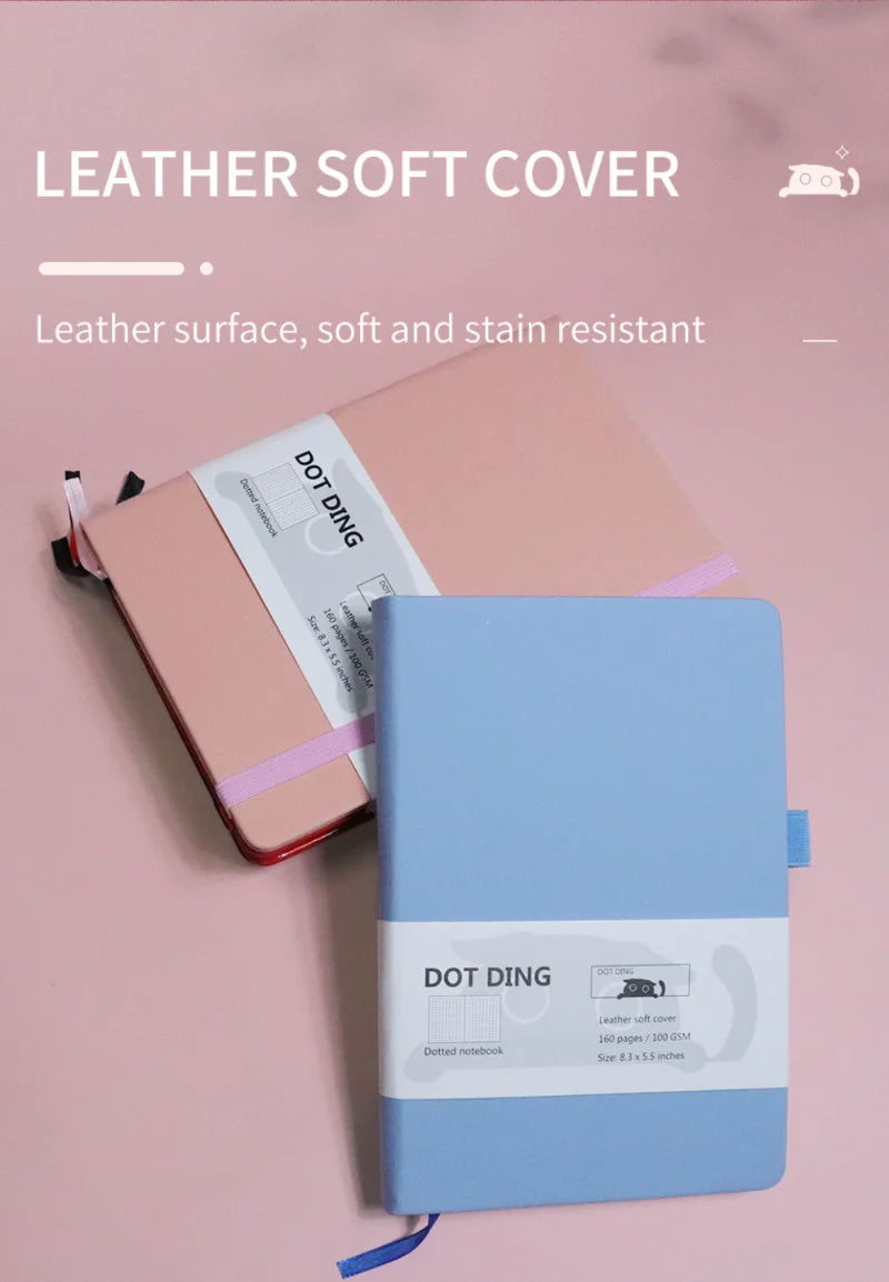 A5 Dotted Notebook 100 GSM 160 Journal Notebooks and Journals School Supplies Stationery