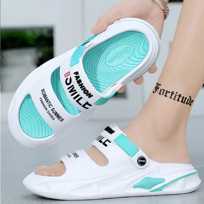 Men's Sandals Platform Slippers Men Outdoor Casual Shoes Comfortable EVA Soft Garden Shoes Women Fashion Beach Sandals Sandały