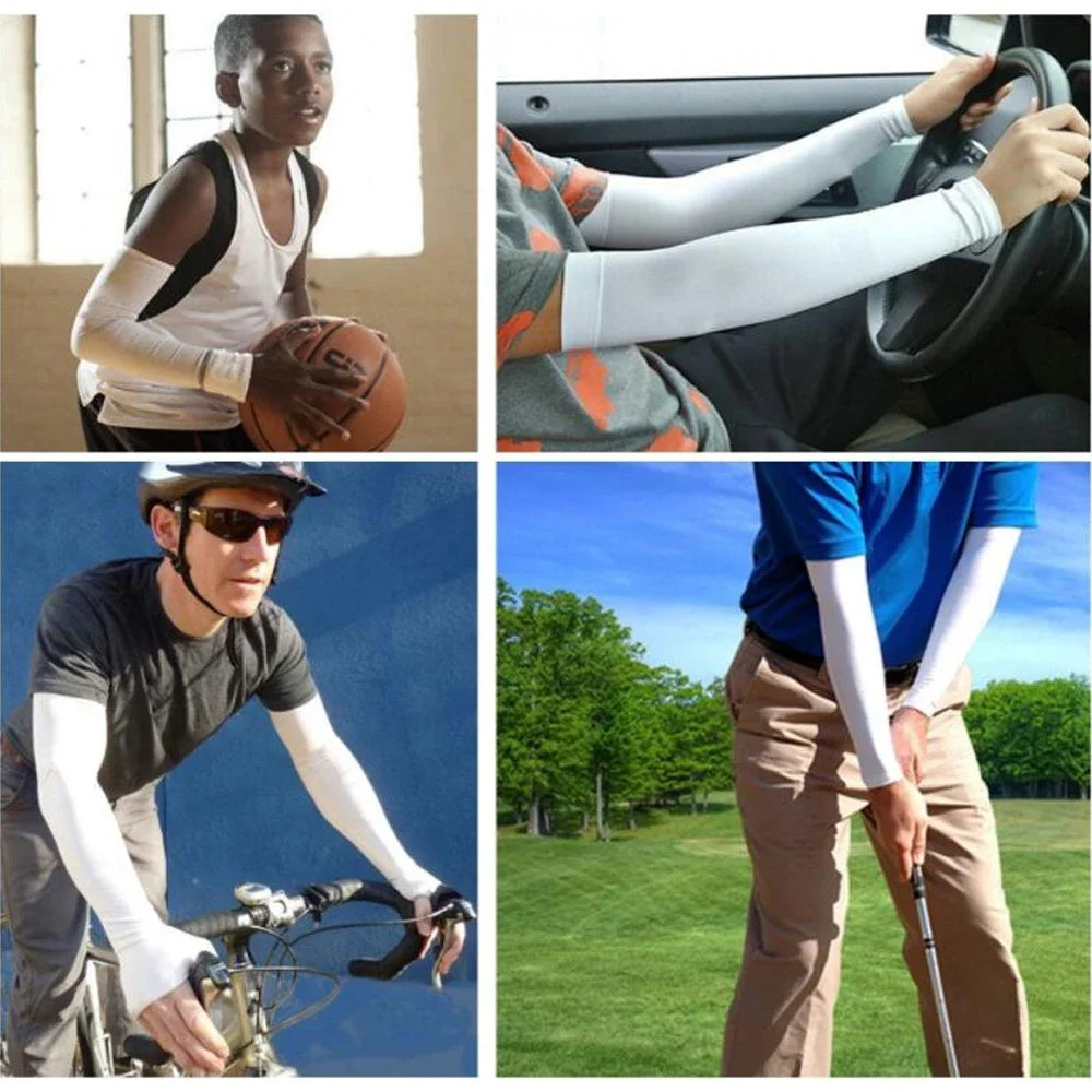 1Pcs Compression Arm Sleeve for Men & Women - Full Arm Support, Non-Slip Breathable Design, Pain Relief & Arthritis Support