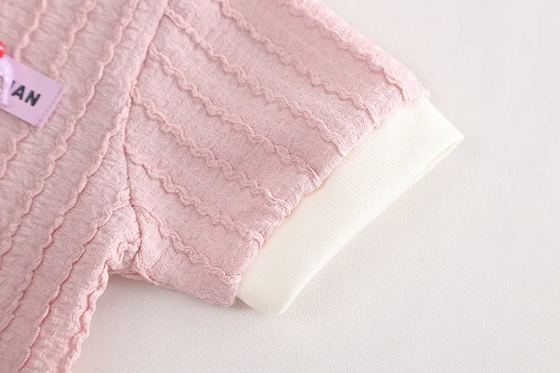 2025 New Summer Baby Girls Clothes Children Cotton T Shirt Shorts 2Pcs/Set Toddler Clothing Infant Fashion Costume Kids Suits