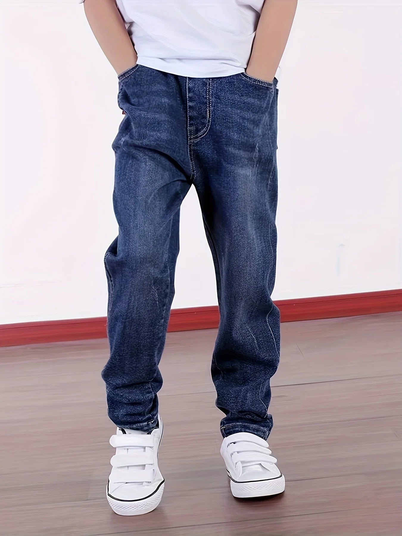 IENENS Kids Boys Denim Clothes Pants Children Wears Clothing Long Bottoms Baby Boy Skinny Jeans Trousers 4 5 6 7 8 9 10 11 Years
