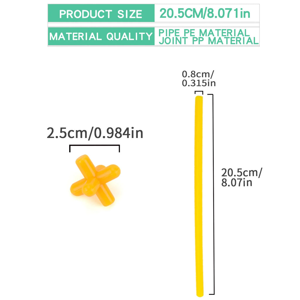 Yiqu Soft Straw Magic Smart Stick Building Block Construction Puzzle Diy Home School Children'S Toy Construction Puzzle Hallowee