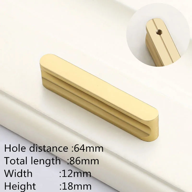 VARMSTUGA American Simple Black Aluminum Alloy Kitchen Cabinet Door Knobs and Handles Drawer Pulls Furniture Handle Hardware