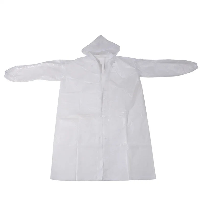 3 in 1 Waterproof Adult Long Raincoat Women Men Rain Coat Jacket Hooded Poncho for Outdoor Hiking Travel Fishing Rainwear Suit