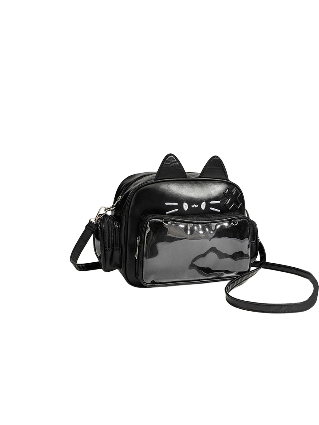 Fashion College Style Female Small Ita Bag Cat Backpacks for Women Leather Casual Lolita Jk Harajuku Shoulder Bag