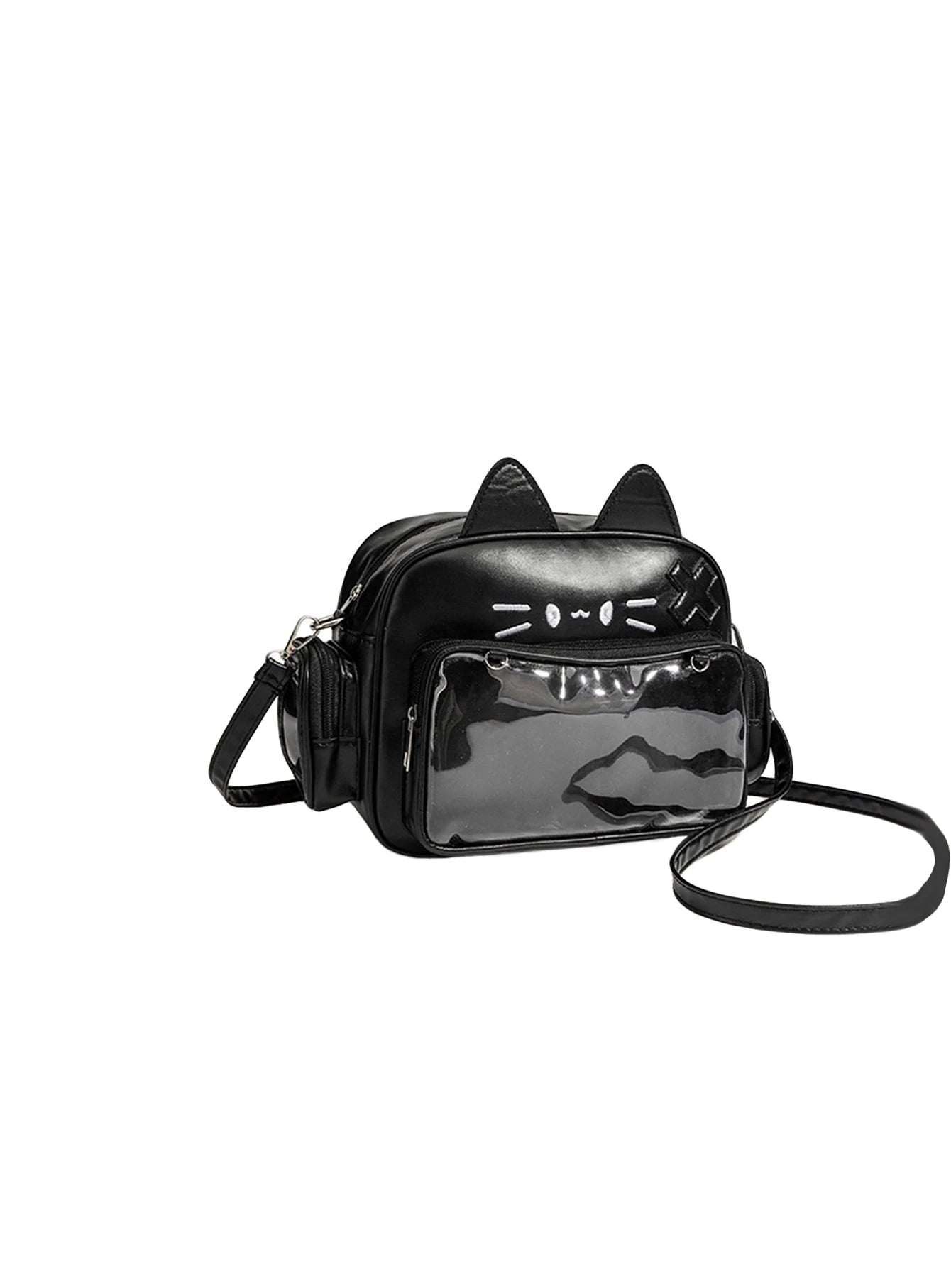 Fashion College Style Female Small Ita Bag Cat Backpacks for Women Leather Casual Lolita Jk Harajuku Shoulder Bag