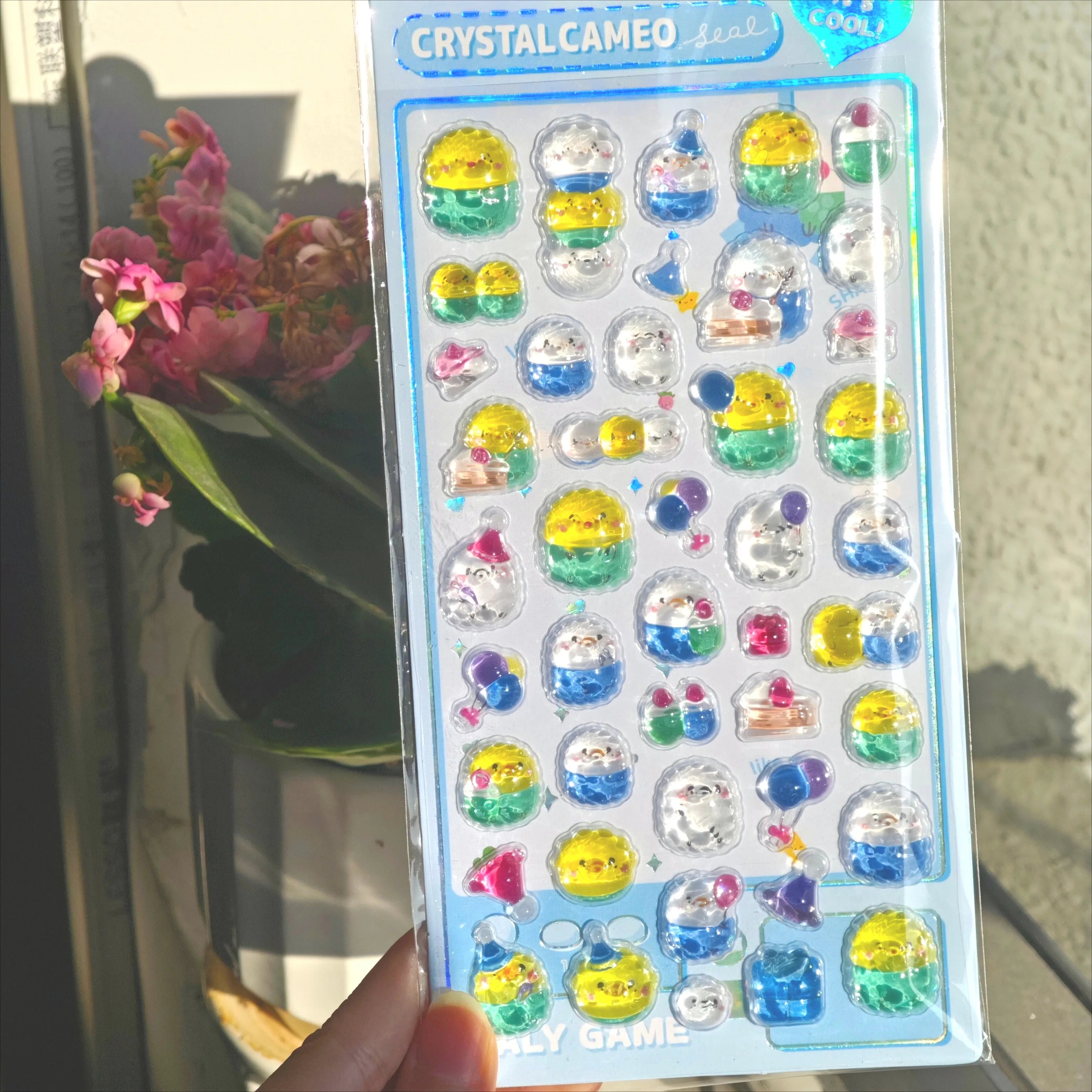 Kawaii Japanese Animal Sushi 3D Relief Drop Sticker for Scrapbooking Cute DIY Phone Case Decor Sticker School Stationery Supply