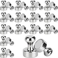 1-12Pcs Metal Strong Magnetic Pins Thumbtacks for Whiteboard Fridge Cone Magnets Pushpins Portable Home Office Storage Tools