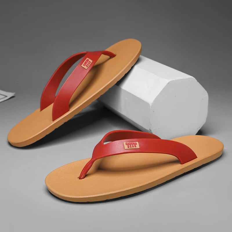 Mens Hot Sale Mixed Colors Flip Flop Summer Men's Waterproof Shoes New Male Anti-Slip Slippers Outdoor Men Light Beach Sandals