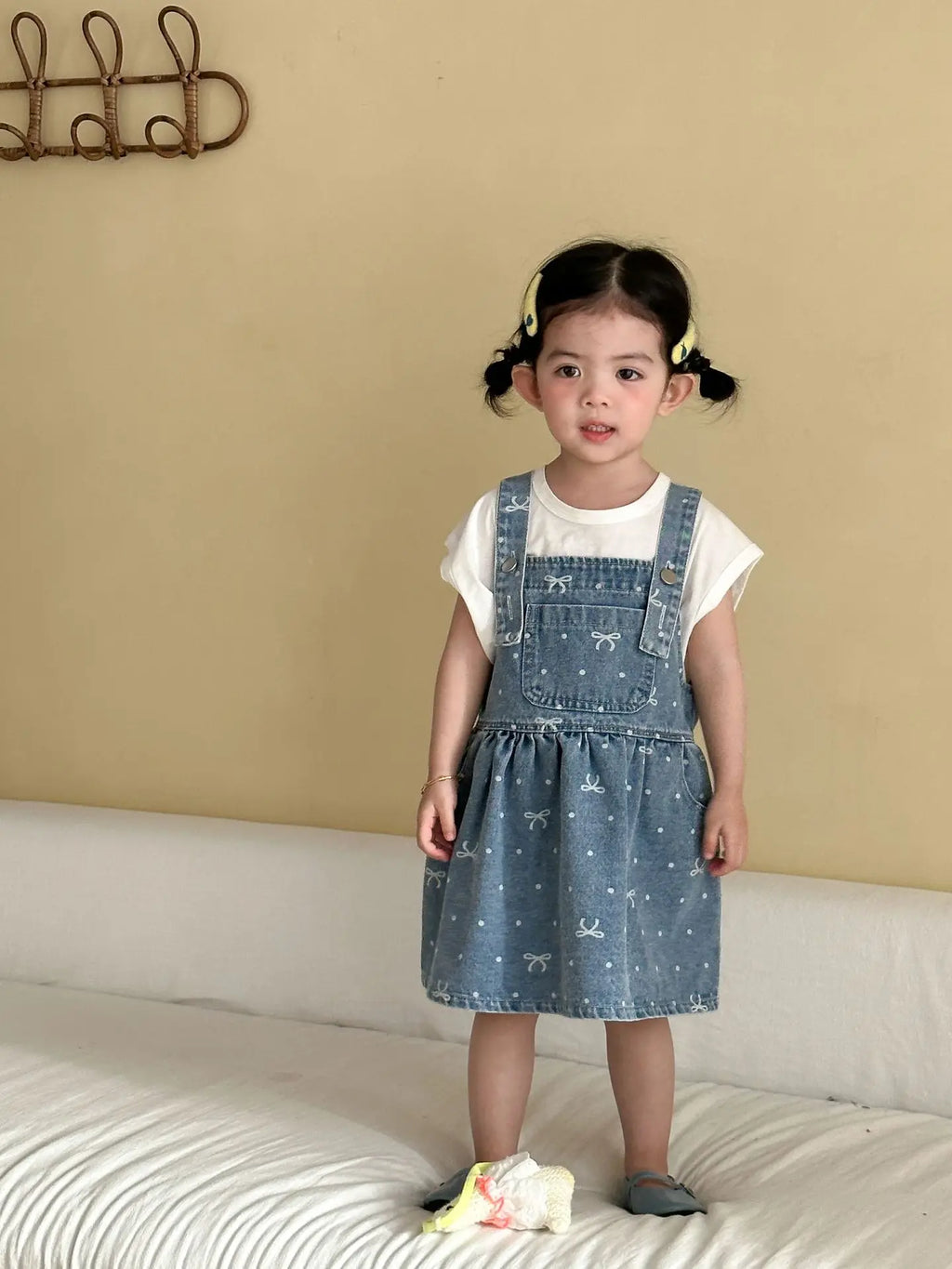 2026 Summer New Children Denim Overalls Boys Strap Jeans Girls Jeans Sling Dress Cute Kids Brother Sister Outfits Baby Clothes