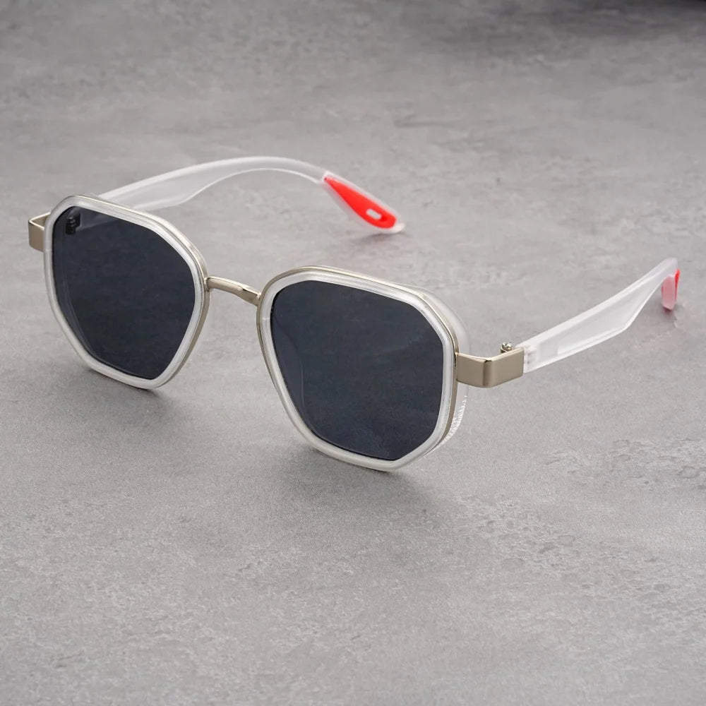 Designer  Vintage outdoor sunglasses Men Round Fashion Plastic Titanium High Quality Sun Glasses Man UV Protection glasses woman