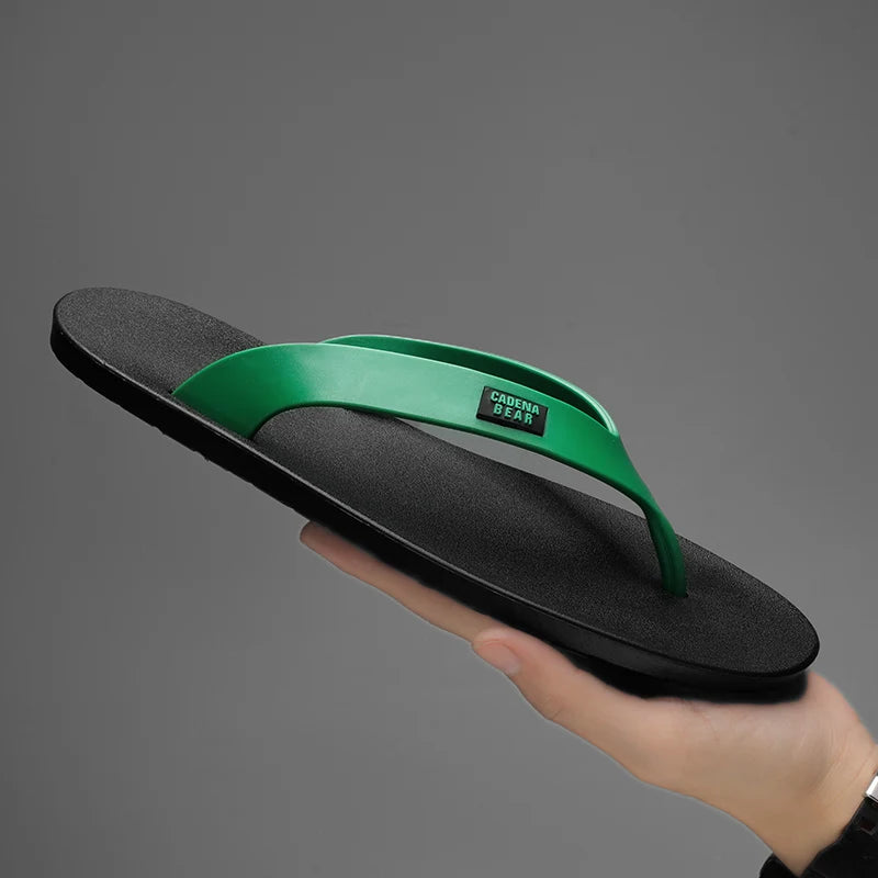 Mens Hot Sale Mixed Colors Flip Flop Summer Men's Waterproof Shoes New Male Anti-Slip Slippers Outdoor Men Light Beach Sandals