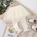 Girls Skirt-leggings Spring Autumn Mesh Skirt Pants for Kids Warm Winter Lace Children Leggings Toddler Trousers Baby Tights