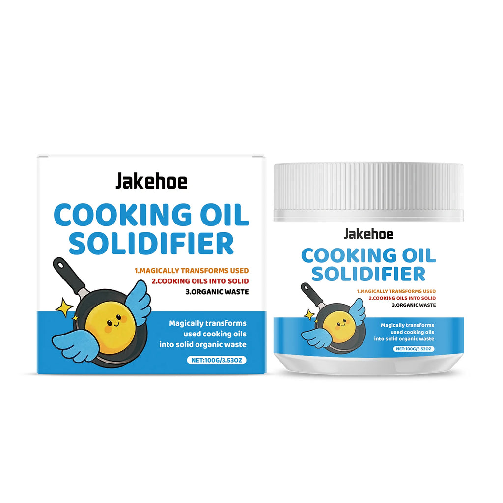 Cooking Oil Solidifier Powder Hot Grease Hardener For Used Fryer Oil Waste Vegetable Lard Eco Friendly Kitchen Cleaning Tool