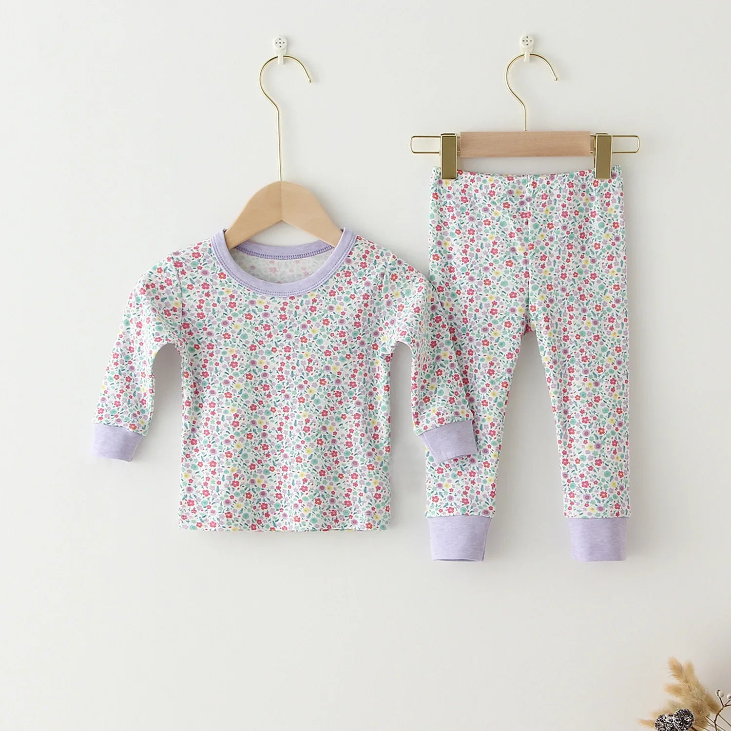 Children Pajamas Set Baby Suit Kids Clothes Toddler Boys Girls Clothing Soft Cotton Kids Tops Shirts Pants Home Kids Pajama