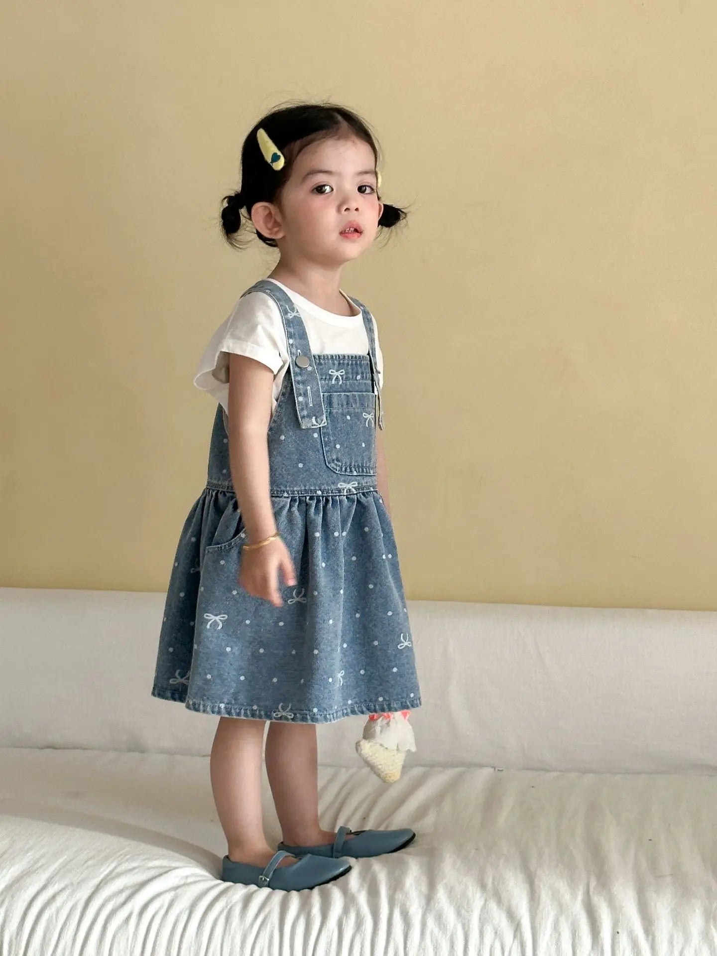 2026 Summer New Children Denim Overalls Boys Strap Jeans Girls Jeans Sling Dress Cute Kids Brother Sister Outfits Baby Clothes