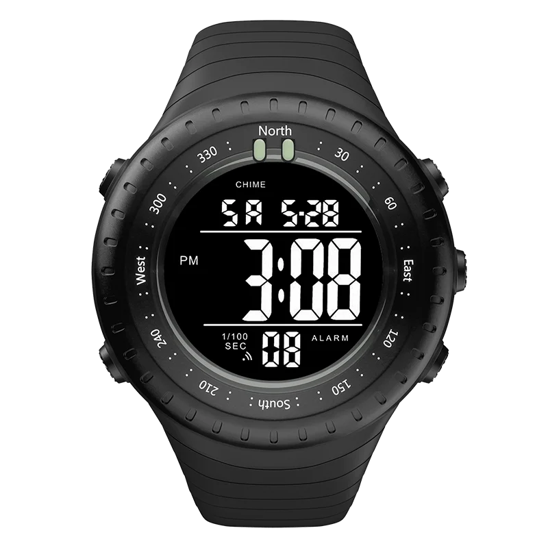 SMAEL Brand Men Electronics Watch Outdoor Sports Waterproof Big Dial Digital LED Alarm Digital-watch 1237 Sport Watch