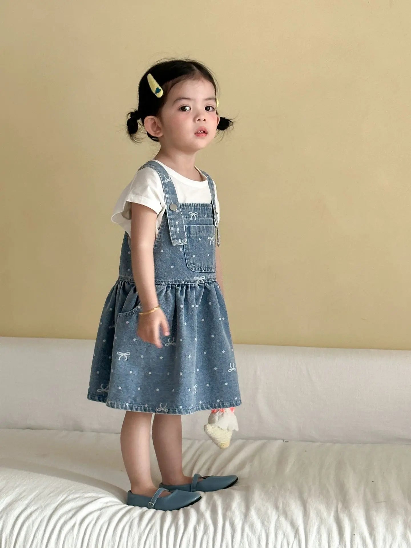 2026 Summer New Children Denim Overalls Boys Strap Jeans Girls Jeans Sling Dress Cute Kids Brother Sister Outfits Baby Clothes