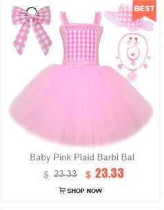 Rainbow Tutu Dress for Girls Princess Costume Kids Birthday Party Outfit Halloween Christmas Fancy Dress Outfit for 1-12 Years