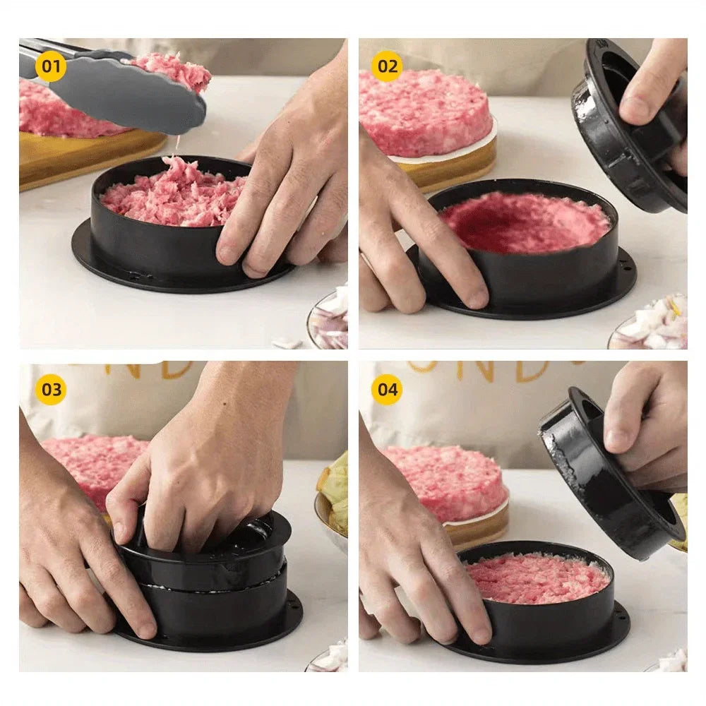 1 Set, Suitable for RV Kitchen, Non-stick Hamburger Machine, Meat Pie Machine Mold, Suitable for Meat Milk Cheese Vegetables