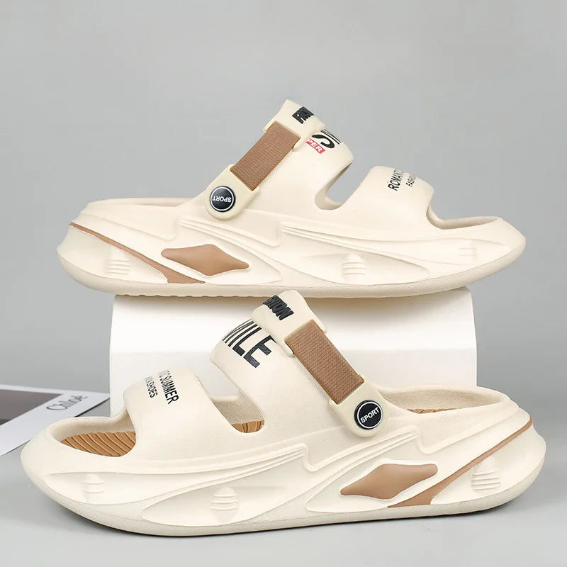 Men's Sandals Platform Slippers Men Outdoor Casual Shoes Comfortable EVA Soft Garden Shoes Women Fashion Beach Sandals Sandały