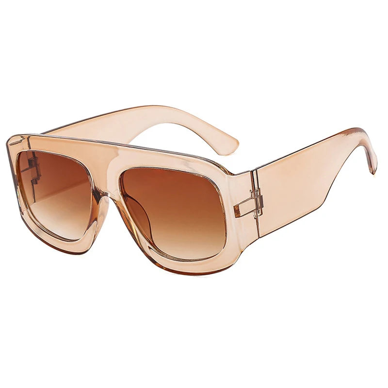 New Vintage exaggeration Square Sunglasses Women Men Rectangle Sun Glasses Female Eyewear Sunglasses Male Female Eyeglasses