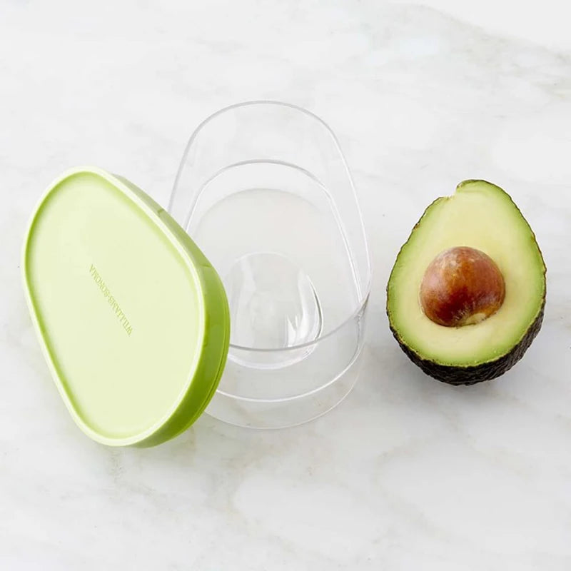 Avocado Food Storage Box Space Saver Plastic Fruit Container for Home Tool Kitchen Crisper Vegetable Organizer Bag