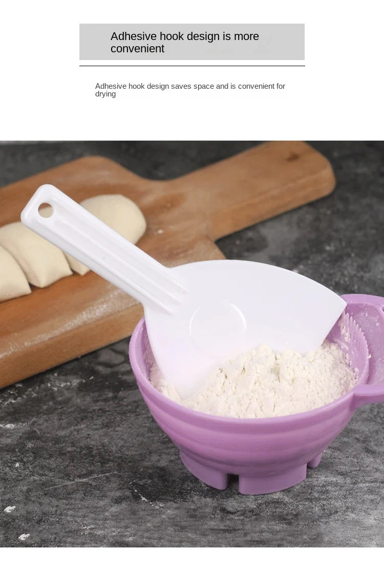 Cake knife Plastic Scraper Butter Dough Cutter DIY Baking Kitchen Tools soft-scratch boards chocolate shovel tri-angle
