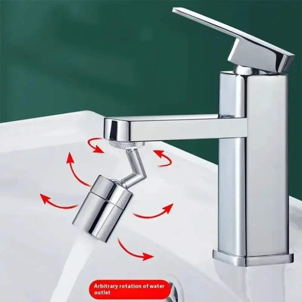 ABS Universal 720 Degree Rotating Faucet Extender Adapter Splash Proof Kitchen Bathroom Single Mode  Nozzle for Water Saving