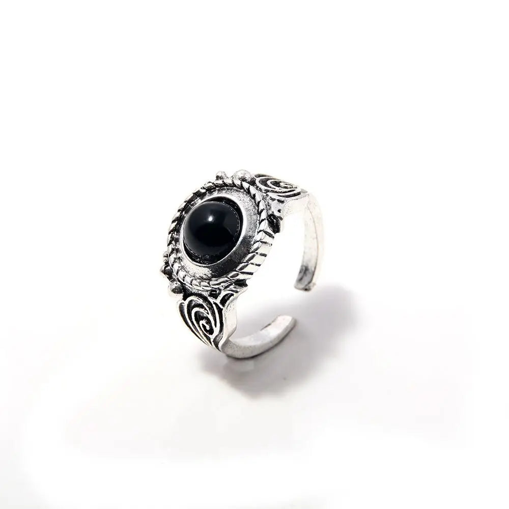 Game Dark Souls Series Men Rings Havel's Demon's Scar Chloranthy Badge Adjustable Ring Male Fans Cosplay Jewelry Accessories
