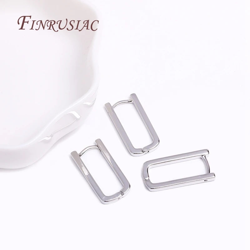 DIY Earring Accessories 18K Gold Plated Earwires Fastener Earring Hooks Clasps For Women Tassel / Pearl Drop Earrings Findings