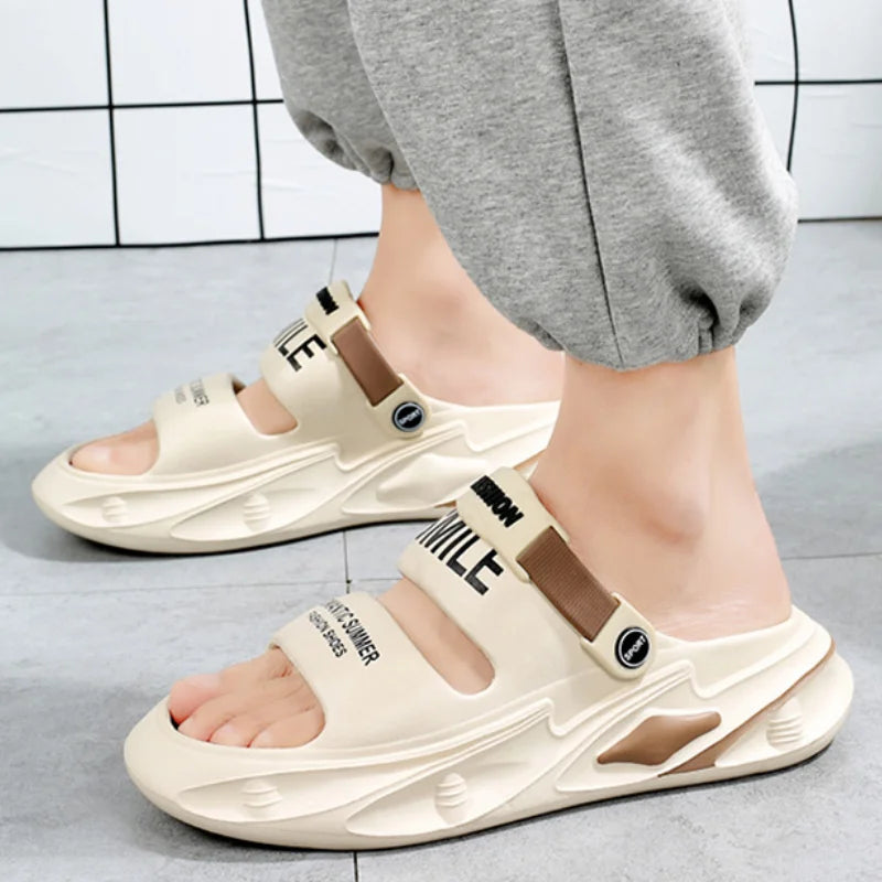 Men's Sandals Platform Slippers Men Outdoor Casual Shoes Comfortable EVA Soft Garden Shoes Women Fashion Beach Sandals Sandały