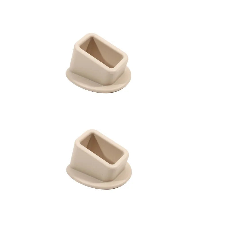 1/2pcs Car Belt Buckle Holder Made Of Eco-Friendly Silicone & Children Can Safe Touch Seat belt slot fastener