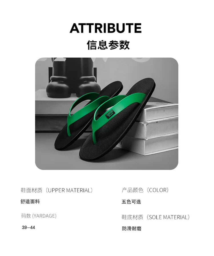 Mens Hot Sale Mixed Colors Flip Flop Summer Men's Waterproof Shoes New Male Anti-Slip Slippers Outdoor Men Light Beach Sandals