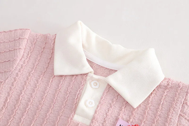 2025 New Summer Baby Girls Clothes Children Cotton T Shirt Shorts 2Pcs/Set Toddler Clothing Infant Fashion Costume Kids Suits