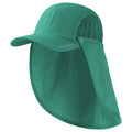 BASSDASH UPF 50+ Foldable Fishing Hat Baseball Cap with Removable Neck Flap Portable for Men Women Golf Hiking