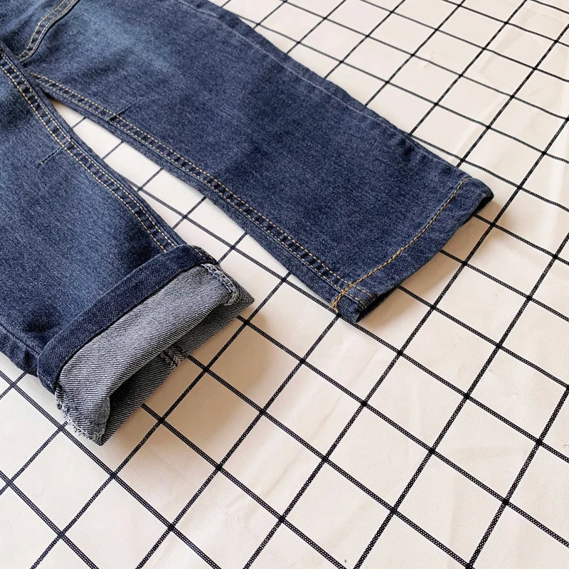 IENENS Kids Boys Denim Clothes Pants Children Wears Clothing Long Bottoms Baby Boy Skinny Jeans Trousers 4 5 6 7 8 9 10 11 Years