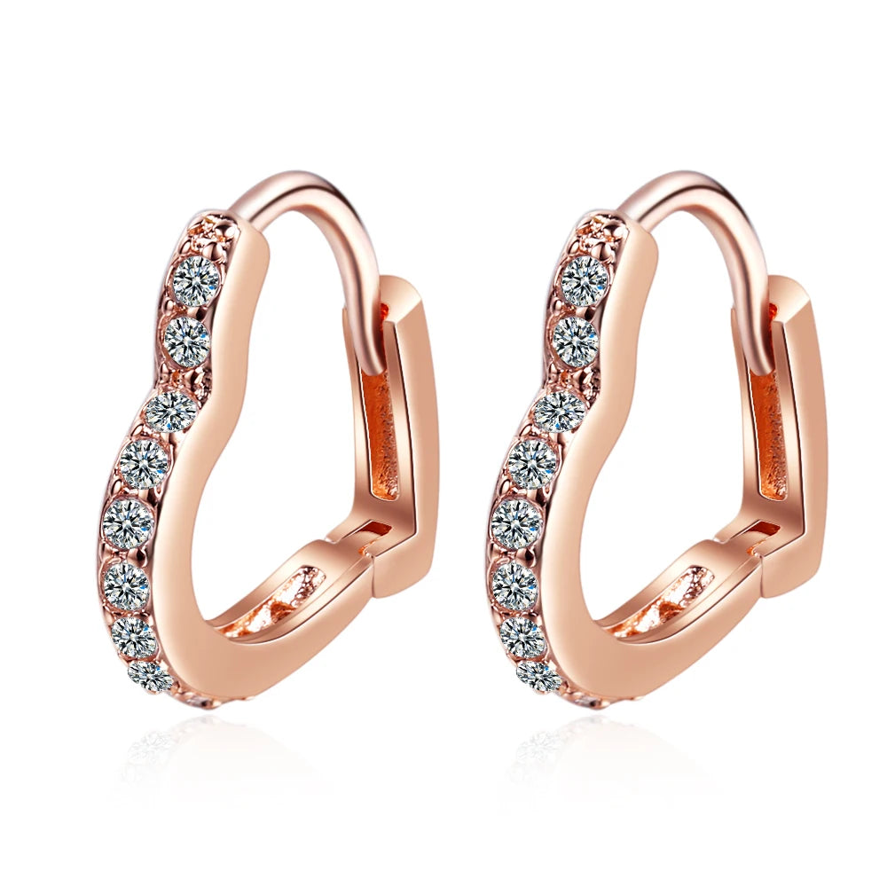 18k Plated Total 2.6CT Full Moissanite Hoop Earring for Women Sparkling Wedding Party Earring 925 Sterling Silver Jewelry Huggie