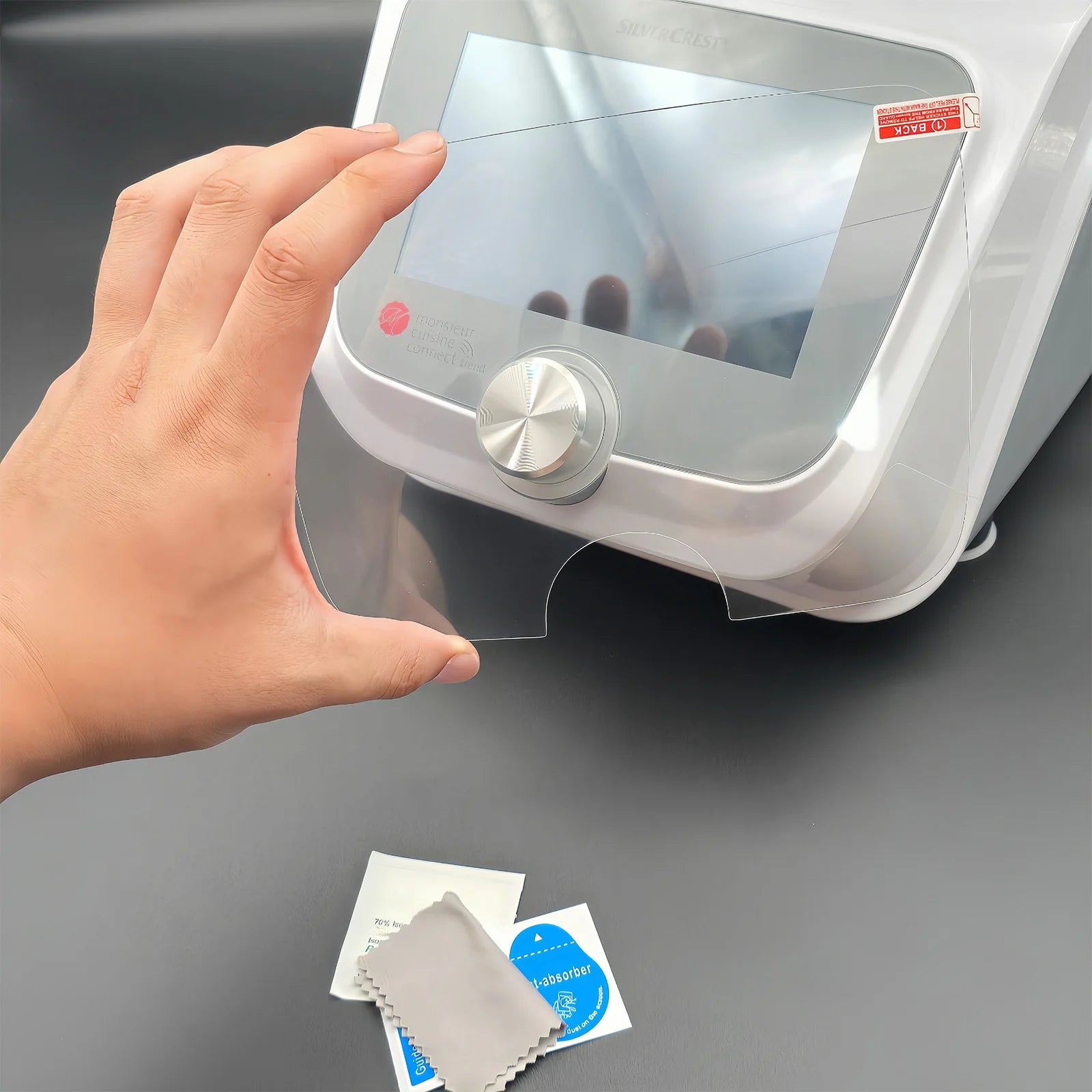 1PC Fits Monsieur Cuisine Smart/Connect/Trend Screen Protector - High-Alumina Tempered Glass Blender Accessories Kitchen Film