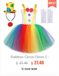 Rainbow Tutu Dress for Girls Princess Costume Kids Birthday Party Outfit Halloween Christmas Fancy Dress Outfit for 1-12 Years