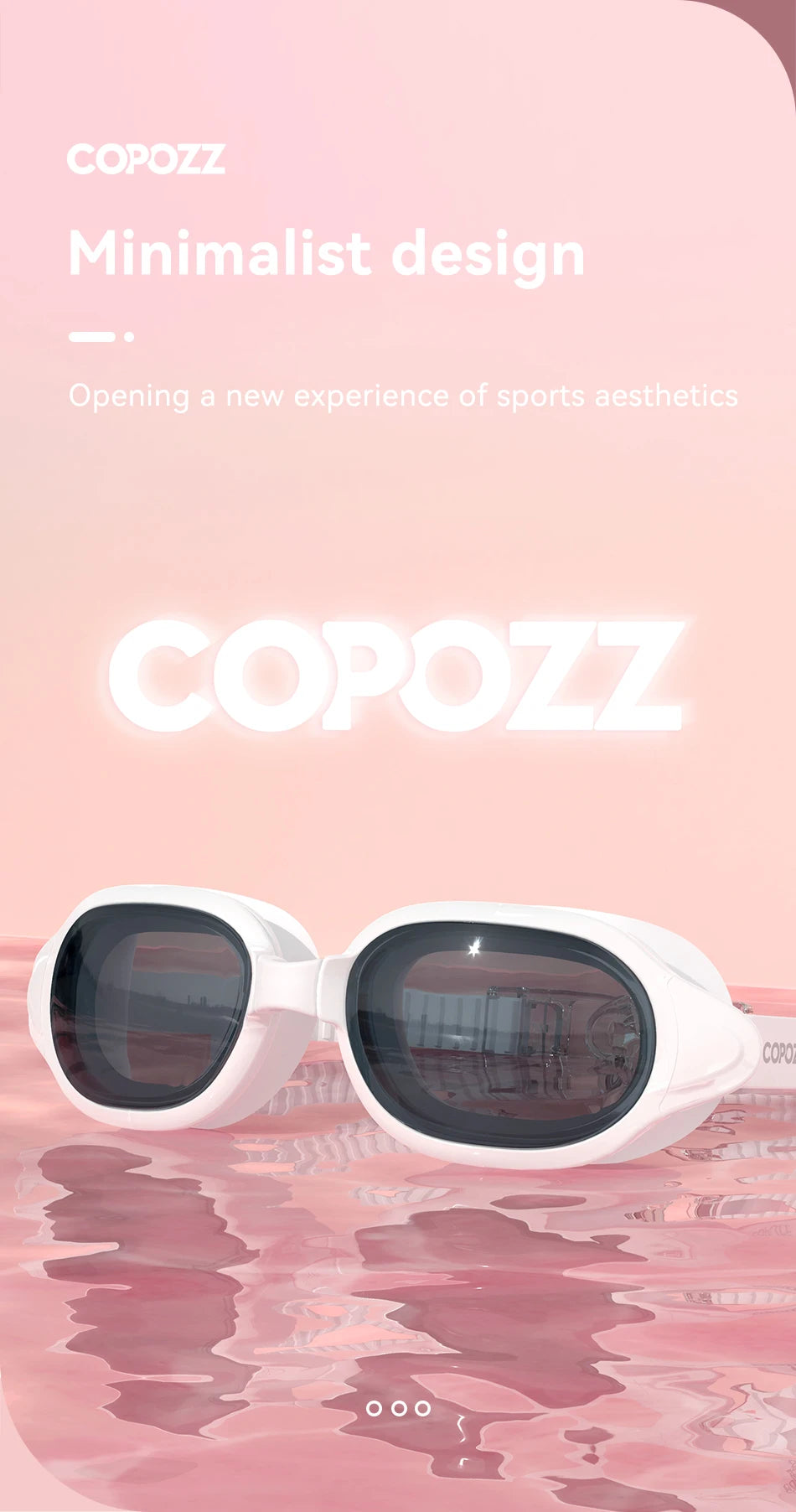 COPOZZ Professional Swimming Goggles Men Women Anti fog UV Protecion Waterproof Swimming Glasses Swim Eyewear