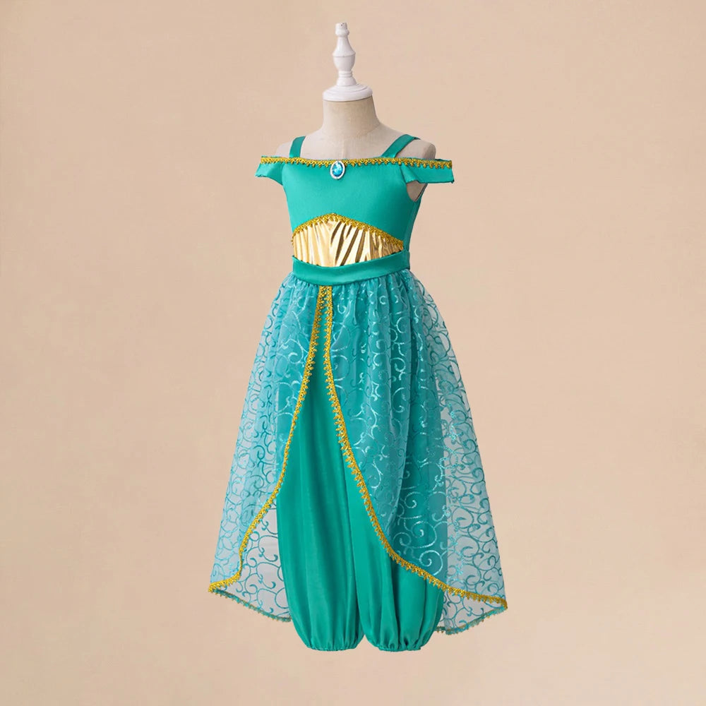 Girl Exotic Sequin Dress Kids Fashion Party Dresses Girl Beading Tulle Tutu Gown Children Holiday Clothes Summer Holiday Costume