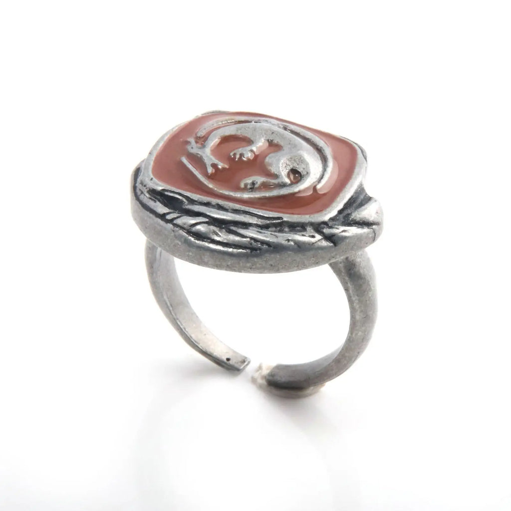 Game Dark Souls Series Men Rings Havel's Demon's Scar Chloranthy Badge Adjustable Ring Male Fans Cosplay Jewelry Accessories