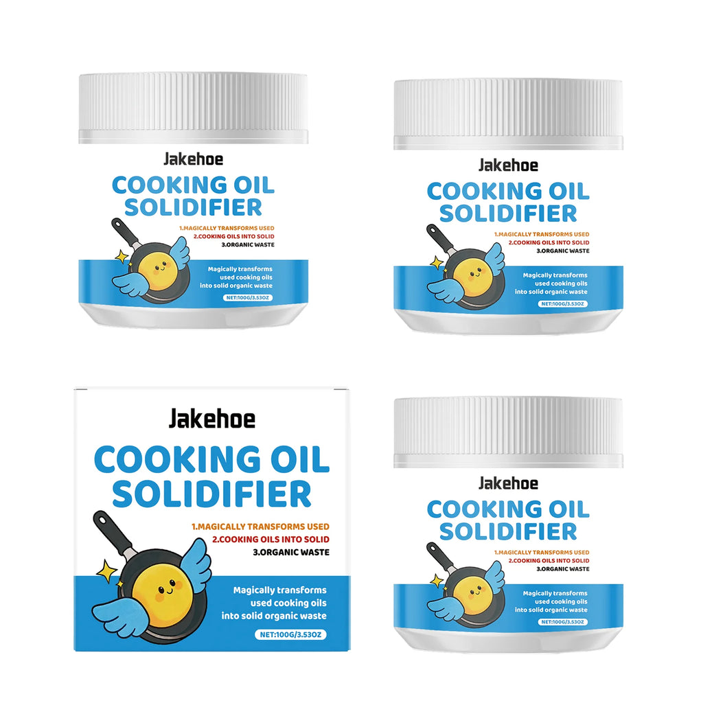 Cooking Oil Solidifier Powder Hot Grease Hardener For Used Fryer Oil Waste Vegetable Lard Eco Friendly Kitchen Cleaning Tool