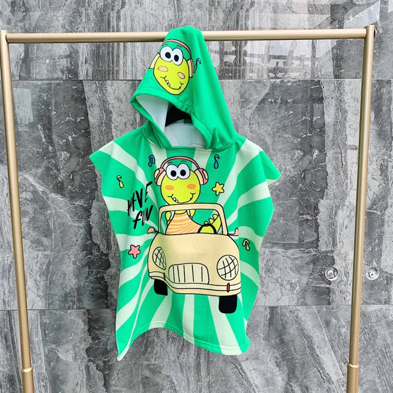 Unicorn Bathrobes for Children Baby Kids Cartoon Beach Towels Kids Bath Stuff Poncho Toddler Newborn Wrap Blanket Baby Bath Robe
