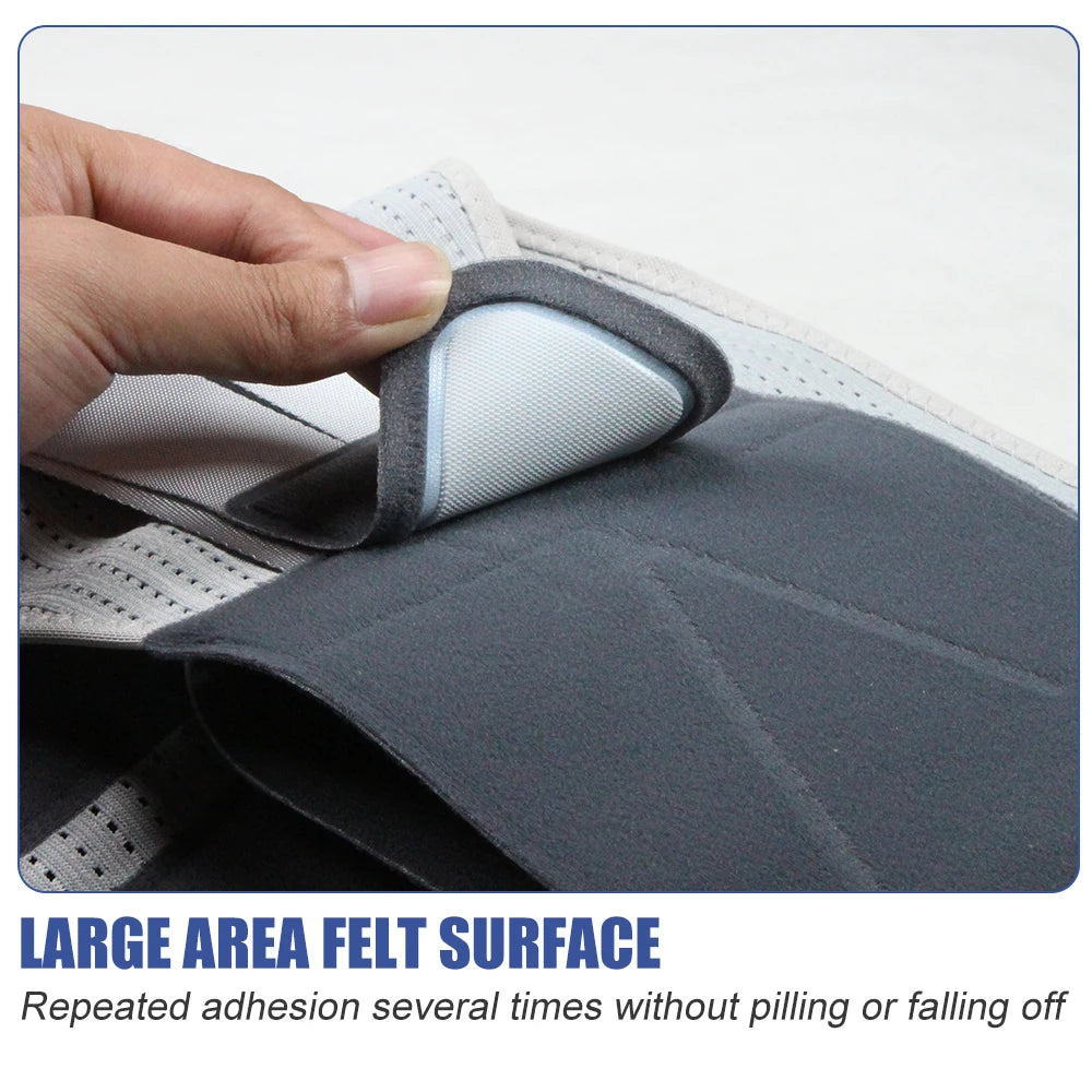 Adjustable Waist Support with Ergonomic Lumbar Pad for Spinal Alignment Sciatica Scoliosis and Herniated Discs - for Men & Women