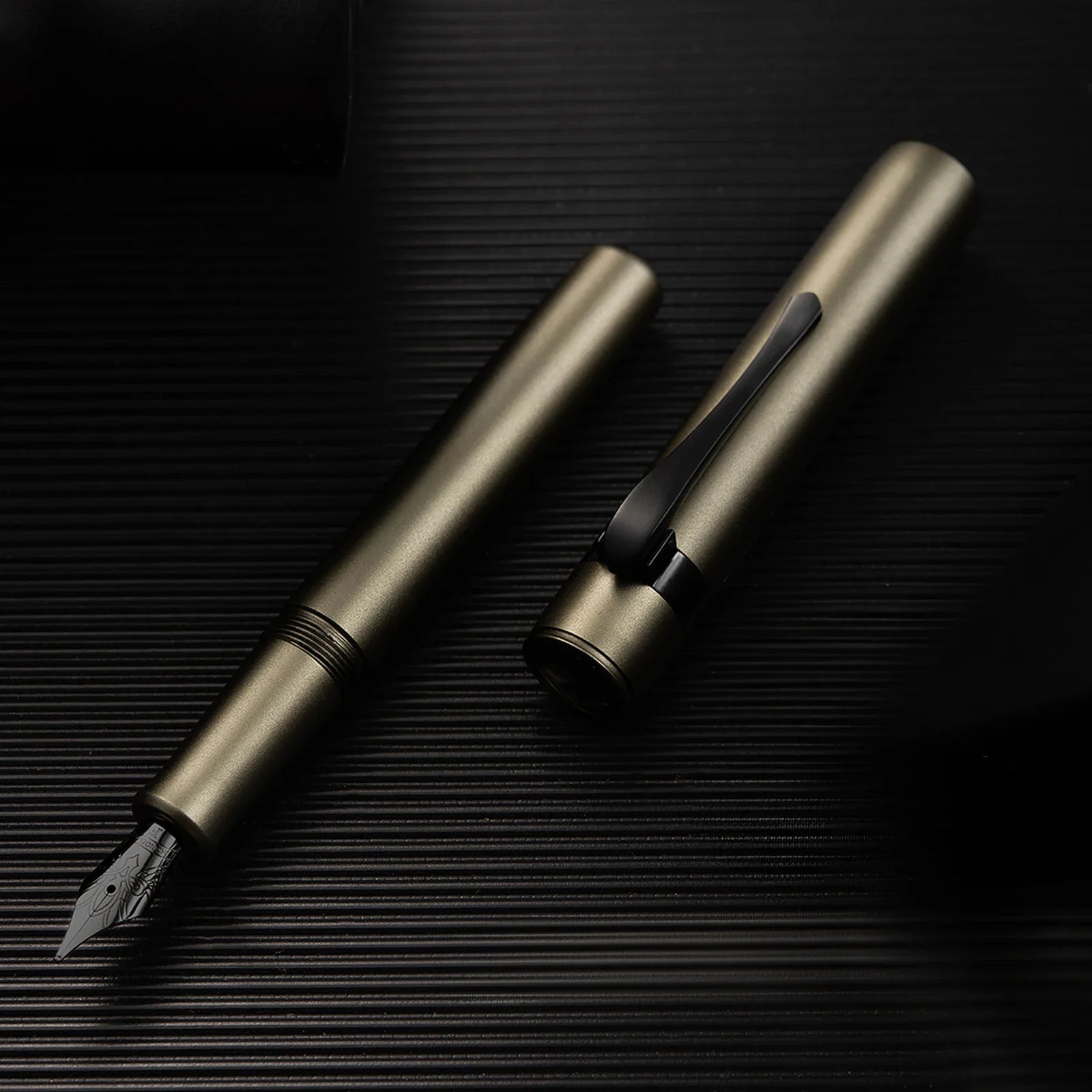 Hongdian M2 Fountain Pen Mini Black Forest Metaverse design EF F Nib School Office Supplies Writing Stationery High quality gift
