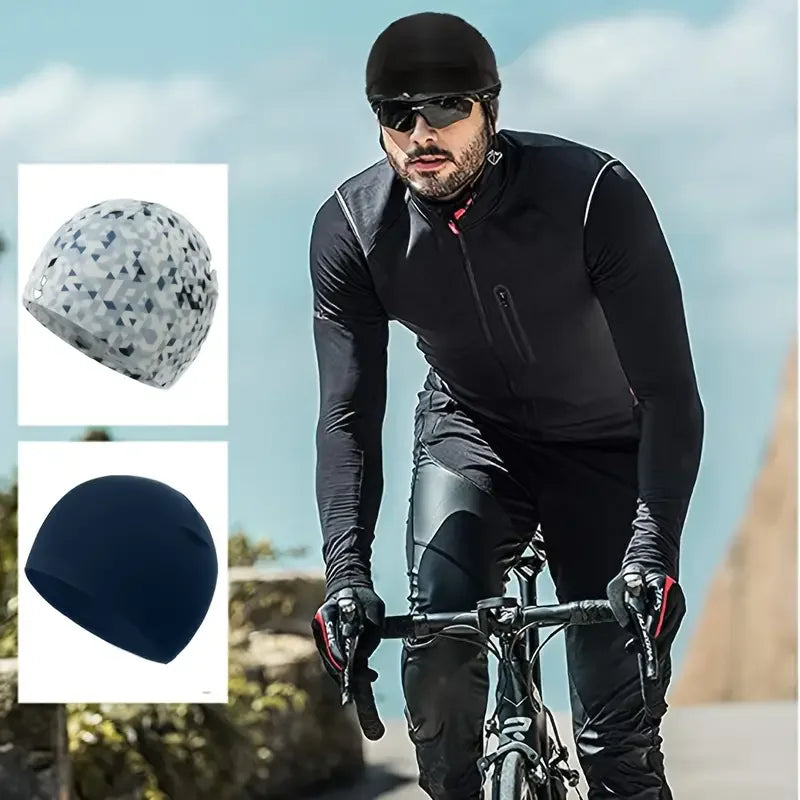 Cooling Skull Cap Helmet Liner Sweat Wicking Cycling Running Hat for Men Women  Cap Quick Dry Anti-UV Sports Hat Cooling Hat
