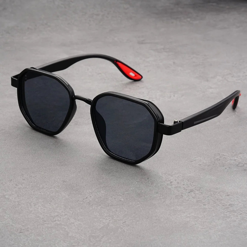 Designer  Vintage outdoor sunglasses Men Round Fashion Plastic Titanium High Quality Sun Glasses Man UV Protection glasses woman