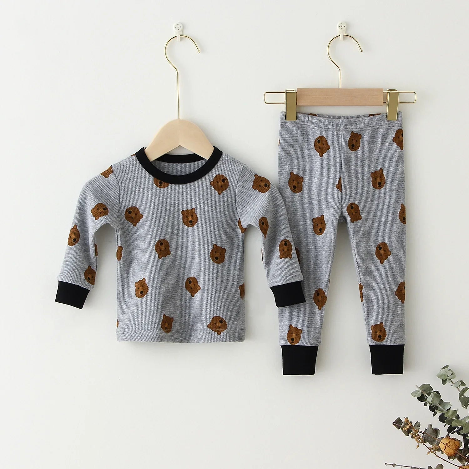 Children Pajamas Set Baby Suit Kids Clothes Toddler Boys Girls Clothing Soft Cotton Kids Tops Shirts Pants Home Kids Pajama
